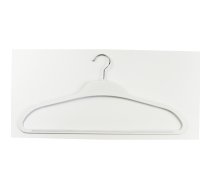 Apģērbu pakaramo plastmasas mīksta pieskāriena 43cm, dažādi toņi: melns/zils/griesti pelēks/balts