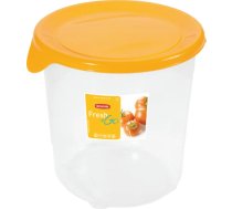 Pārtikas trauks, apaļš, 1L, Fresh&Go, dzeltena