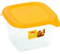 Pārtikas trauks kvadrātveida 1,2L Fresh&Go dzeltena