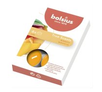 Tealight sveces ar aromātu. 6 gab. True Scents mango