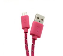 Sbox USB->Micro USB 1M USB-1031P pink