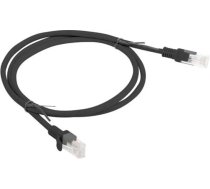 Lanberg Cat6 Bezmantu Pievienojuma Kabelis, 2m, Melns
