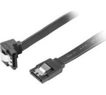 Lanberg SATA kabeļa - SATA, 0,5 m, Melns (CA-SASA-13CU-0050-BK)