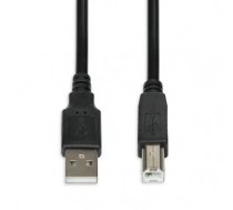 iBox IKU2D USB kabelis 1,8 m USB 2.0 USB A USB B Melns