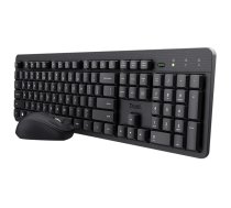 Trust Ody II tastatūra un pele iekļauta Universāla RF bezvadu QWERTY ASV angļu melna