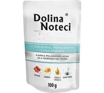 Dolina Noteci Premium ar liellopu gaļu, tomātiem un makaronu maziem šķirnēm 100 g