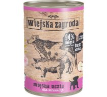Wiejska Zagroda Mēteņu barība suņiem - Gaļas svētki (Kucēns) II 400g