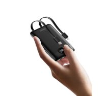 Veger Powerbank Veger C11 (W1170) PD QC3.0 2A 22,5W 10000 mAh with built-in cables USB C / Lightning black