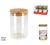 Borsilikāta stikla burka 950 ml, 17,5 × 10 × 10 cm, KITCHEN&GO