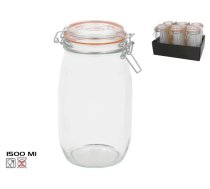Hermētiska burka 1500 ml, 22 x 12 x 14,5 cm, KITCHEN&GO