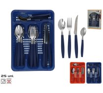 25 daļu galda piederumu komplekts, 2 veidi, 3,5 x 29 x 20 cm, KITCHEN&GO