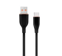 Gembird GMB Audio CC-USB2S-AMCM-1.5M-BK USB kabelis USB A uz USB C Melns