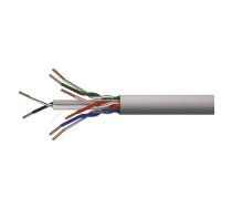 UTP CAT6 kabelis 4x2x0.55mm, viendzīslu, Varš, PVC Eca