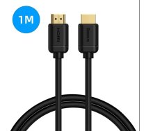 HDMI-HDMI kabelis 1,0 m (HDMI 2.0) melns, 4K 60Hz, BASEUS
