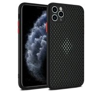 Fusion Breathe Maciņa Silikona vāciņš Samsung G980 Galaxy S20 Melns