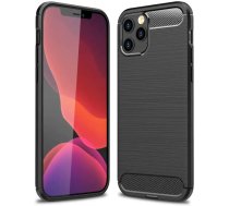 Fusion Trust Back Case Silikona vāciņš Apple iPhone 12 Pro Max Melns