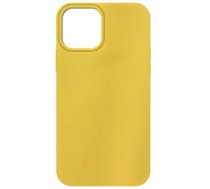 Fusion Elegance Fibre Protect Silikona vāciņš Apple iPhone 12 | 12 Pro dzeltena