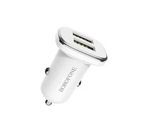 Borofone BZ12 auto lādētājs | 12W | USB-A | balts