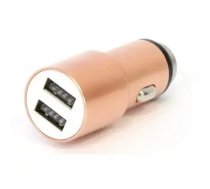 Omega OUCC2MBL auto lādētājs | 10,5W | USB-A | rozā zelts