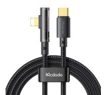 McDodo CA-3390 datu pārraides un uzlādes kabelis | USB-C uz Lightning | 36W | 1,2 m | melns