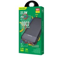 KAKUSIGA KSC-887 ārējā akumulators (powerbank) | 10000 mAh | 22.5W | USB-A, USB-C | melns
