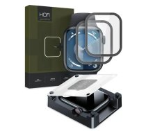 HOFI HYBRID GLASS HYBRID PRO+ 2-PAKĀ Apple Watch 7 | 8 | 9 (45 mm) Melns