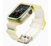 Fusion Light komplekts ar silikona siksniņu Apple Watch 38mm | 40mm | 41mm dzeltena
