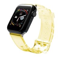 Fusion Light silikona siksniņa Apple Watch 38mm | 40mm | 41mm, dzeltena