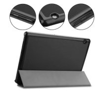 Taktiskais grāmatu trīskāršais korpuss Samsung X610|X616 Galaxy Tab S9 FE+ Melns