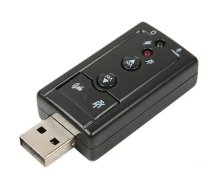 Goodbuy skaņas karte USB | 7.1 | Regulējams Skaļums | Mikrofons