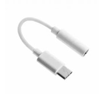 Fusion CM20 3,5 mm līdz USB-C audio adapters telefoniem Balts (OEM)