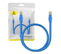 Round Cable Baseus Ethernet RJ45, Cat.6, 0,5m (zils)