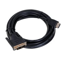 Gembird 3m, HDMI/DVI, M/M DVI-D Melns