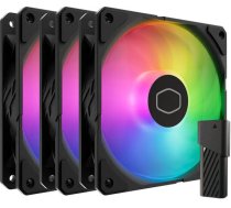Cooler Master SickleFlow Edge 120 ARGB Vēja fans, melns, 3 gab. komplektā + vadības centrs (MFX-B2DN-253P2-R2)