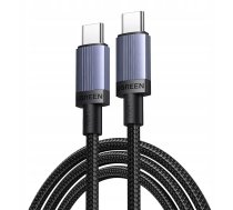 Ugreen USB-C - USB-C Kabelis 0,5 m, Melni & Pelēki (6941876268313)