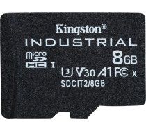 Kingston Industrial MicroSDHC karte 8 GB Class 10 UHS-I/U3 A1 V30 (SDCIT2/8GB)
