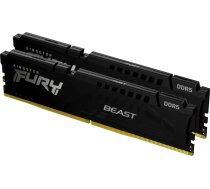 Kingston Fury Beast atmiņa, DDR5, 64 GB, 5200MHz, CL40 (KF552C40BBK2-64) - KF552C40BBK2-64 - 740617326550