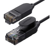 Ugreen Ethernet tīkla kabeļa savienotājs RJ45 Cat 6A UTP līdz 10 Gb/s, 3m NW122 (melns)