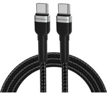 Wozinsky USB-C - USB-C Kabelis 2 m Melns (5907769308741)