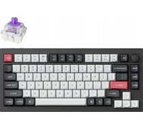 Keychron Q1 HE 75% Mehāniskā tastatūra ar magnētiskajām slēdžiem - Ogļu melna