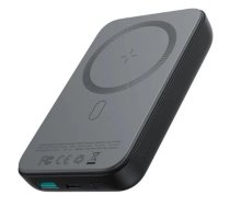 Joyroom JR-W020 20W Mini magnetic wireless power bank 10000mAh Black With USB to Type-C 0.25m Cable Black