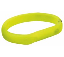 Atstarojoša suņu kakla siksna - Trixie Flash Light band USB, L-XL: 70 cm | 17 mm, zaļa