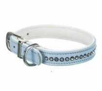 Aizdare: Trixie Active Comfort kaklasiksna ar rhinestones, S: 23-28 cm | 15 mm, gaiši zila