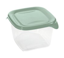 Kvadrāta pārtikas trauks 0,45L Fresh&Go zaļš