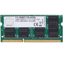 8GB DDR3L 1600MHz SO-DIMM DDR3L F3-1600C11S-8GSL - F3-1600C11S-8GSL - 4711148591744