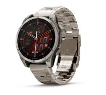 Garmin Fenix 8 3.56 cm (1.4") AMOLED 47 mm Digital 454 x 454 pixels Touchscreen Titanium Wi-Fi GPS (satellite)