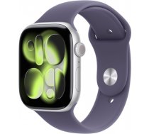 Watch Series 11 42mm Silver /Purple Fog Sport Band - M/L - MEU74ET/A - 0195950461848