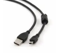 Gembird datu pārraides un uzlādes kabelis | USB-A uz Mini USB | 1,8 m | melns