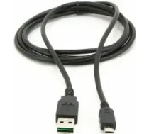Gembird datu pārraides un uzlādes kabelis | USB-A uz Micro USB | 1m | melns