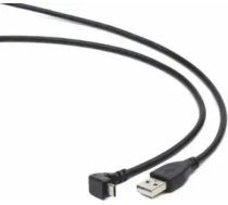 Gembird datu pārraides un uzlādes kabelis | USB-A uz Micro USB | 1,8 m | melns